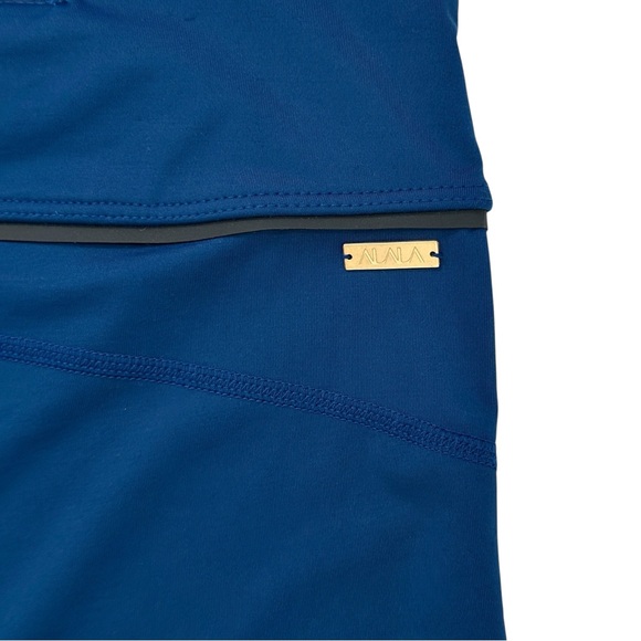 Alala Blue Cropped Leggings Yoga Pants sz M - Picture 6 of 8